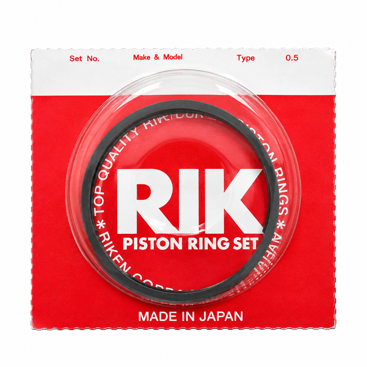 رینگ تک پیستون موتورسیکلت یاماها 80شماره 75ژاپن RIK